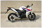 Blue And White Honda Sports Car CBR200 Drag Racing Motorcycles With Air Cooling supplier