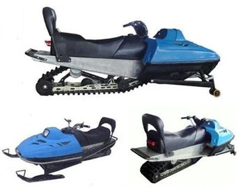 China Yamaha400CC Snowmotorcycle Snowmotorbike Blue Snowmobile For Men / Women , Modern Snow Sco supplier