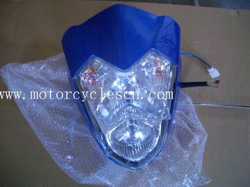 China Motorcycle motocross LED headlight Bike Blue Red Yellow White supplier