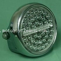 China Motorcycle motocross LED headlight Bike Blue Red Yellow White supplier