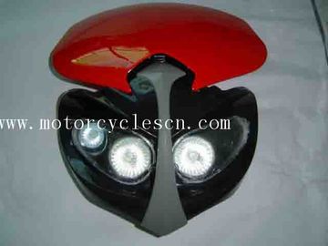 China Motorcycle motocross LED Grimace headlight Bike Blue Red Yellow White supplier