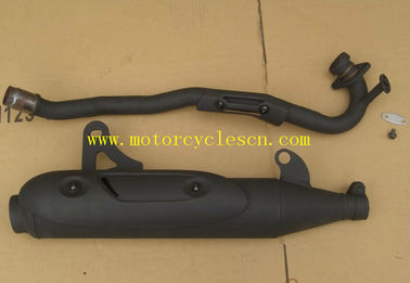 China GXT200 QM200GY Motorcycle Spare Parts , II Dynasty Motocross Muffler Assy supplier