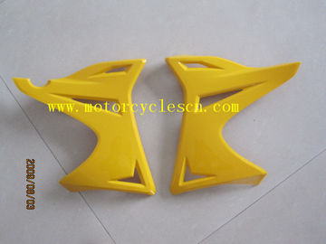 China Motorcycle Parts GXT200 MOTOCROSS Ornamental cover, fuel tank L RH Red, yellow, blue, ABS supplier