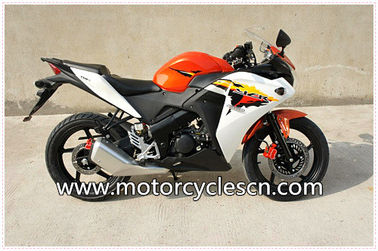 China Red White Air-cooled Honda CBR150 Two Wheel Drag Racing Motorcycles For Men supplier