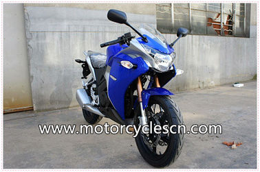 China Water-cooled Blue Two Wheel Drag Racing Motorcycles Honda CBR250 Sports Car supplier
