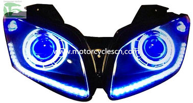 China 2013 YAMAHA YZF-R15 HID Head light Motorcycle Parts LED Drag Racing Original Head Light Bl supplier