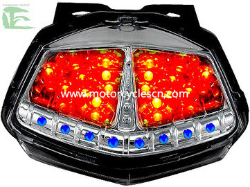 China LED Tail Lamp Color Motorcycle  Parts Red ABS Parking Lights KAWASAKI ER-6N supplier