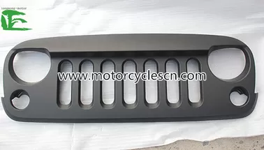 China Jeep Wrangle Rubicon Grille 2007-2014 Jeep ABS Plastic Black Front Angry Bird Grille supplier