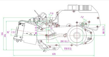 1P57QMJ GY6150CC Engine scooter engine supplier