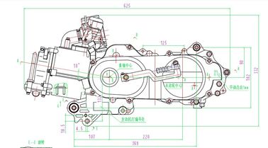 GY650 1P39QMB 50CC 4T Engine supplier