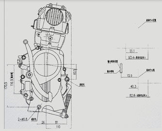 Three motorcycles, ATVs 125cc LF1P52FMI  T120 Engine supplier