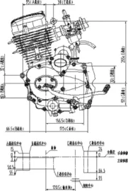 ZS156FMI CG125 Engine motorcycle motorbike motor Engine supplier