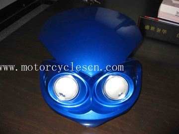 Motorcycle motocross LED Grimace headlight Bike Blue Red Yellow White supplier