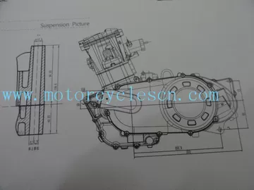 CVT300CC Special type Motorcycle Engines supplier