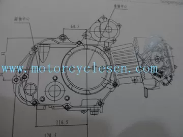 153FMI S120 S130CC Single cylinder Steaming water cool Three Wheels Motorcycles Engines supplier