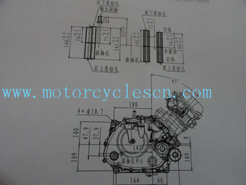 168MM 3W-250CC Single cylinder Steaming water cool Three Wheels Motorcycles Engines supplier