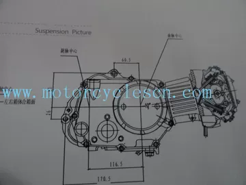 1P39FMA 49.3ml Single cylinder Air cool 4 Sftkoe Two Wheel Drive Motorcycles Engines supplier