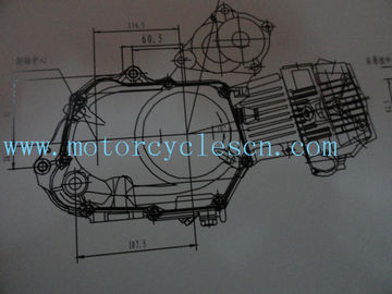 1P53FMH 106.7ml Single cylinder Air cool 4 Sftkoe Two Wheel Drive Motorcycles Engines supplier