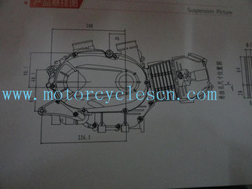 AT110 113ml Single cylinder Air cool 4 Sftkoe Two Wheel Drive Motorcycles Engines supplier