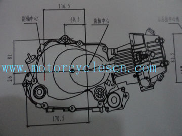 153FMI 119.6ml Single cylinder Air cool 4 Sftkoe Two Wheel Drive Motorcycles Engines supplier