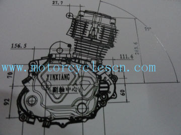 164FML Single cylinder Air cool 4 Sftkoe vertical with Balance shaft Motorcycles Engines supplier