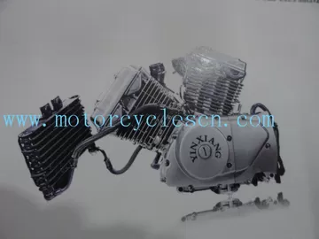 257FMM GT250 4 Stroke 8valve air/oil cool V Type Twin cylinder motorcycle Engines supplier