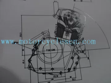 244FMI CB125T Twin cylinder ln-line 4stroke ail cool Vertical motorcycle Engines supplier