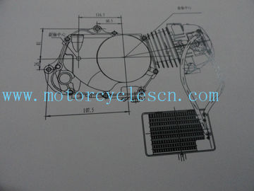 153FMI S97 Twin cylinder 4stroke ail/Oil cool Horizontal Motorcycle Engines supplier