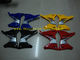Motorcycle Parts GXT200 MOTOCROSS Ornamental cover, fuel tank L RH Red, yellow, blue, ABS supplier
