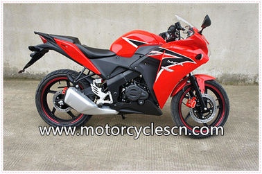 Two Wheel Drag Racing Motorcycles Honda CBR250 With 4 Stroke Water-cooled Red supplier