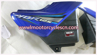 YAMAHA YBR125 Blue fuel tank side cover CO Motorcycle Spare Parts Blue fuel tank side cove supplier