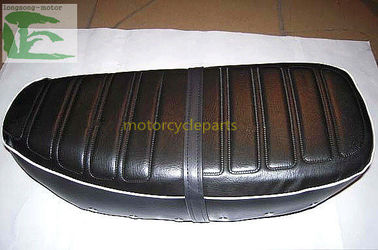 White ST70 driver seat Motorcycle Parts , Iron Steel Alloy Sponge supplier